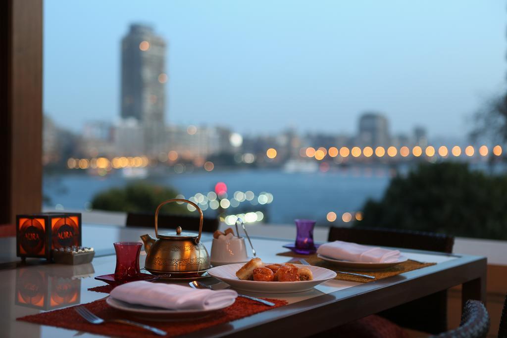 Four Seasons Cairo At The First Residence Giza Exterior foto View from the restaurant